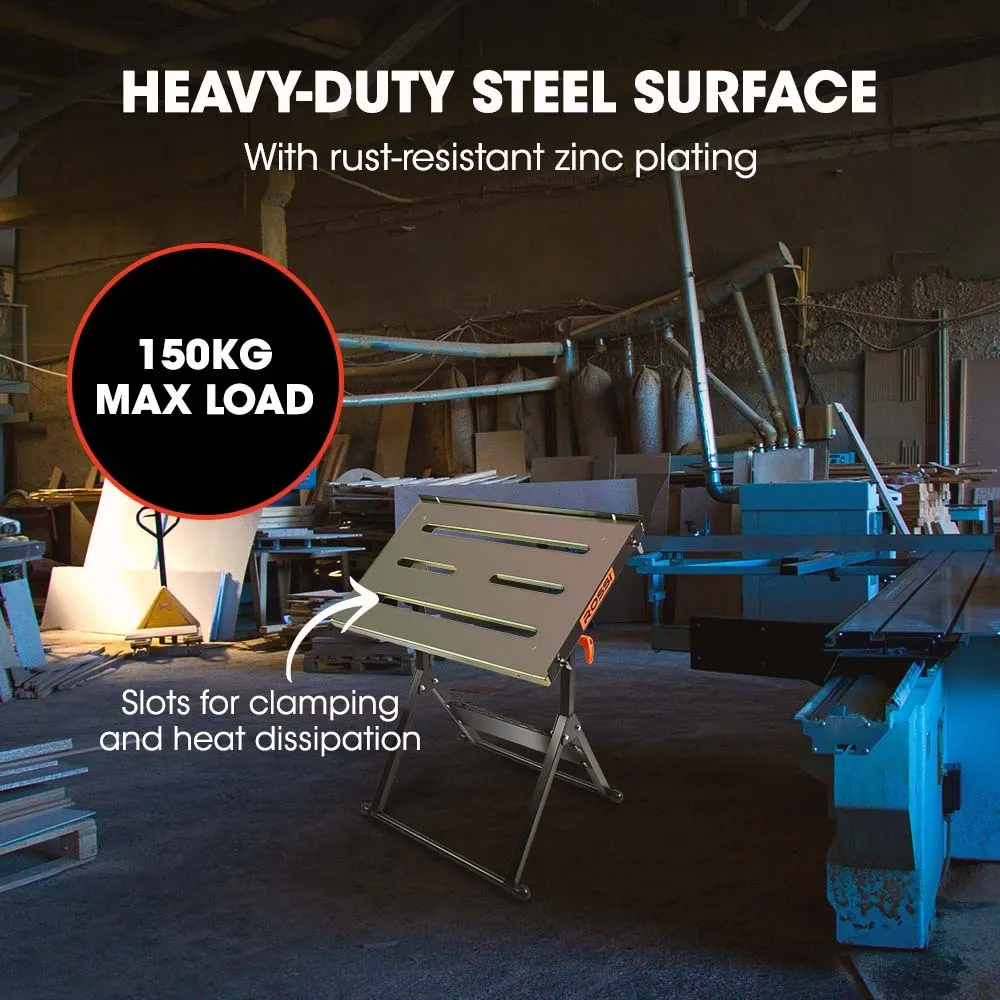 150kg Capacity Angle Adjustable Welding Table