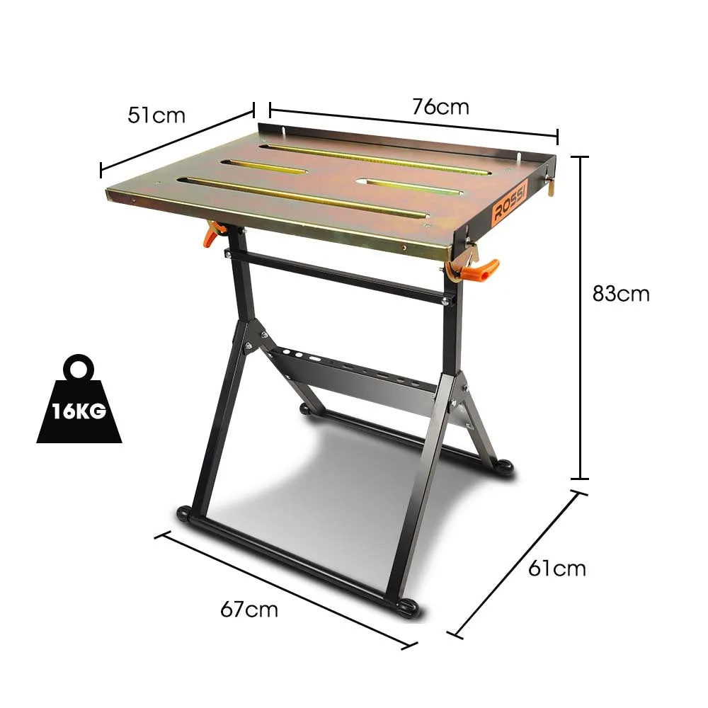 150kg Capacity Angle Adjustable Welding Table