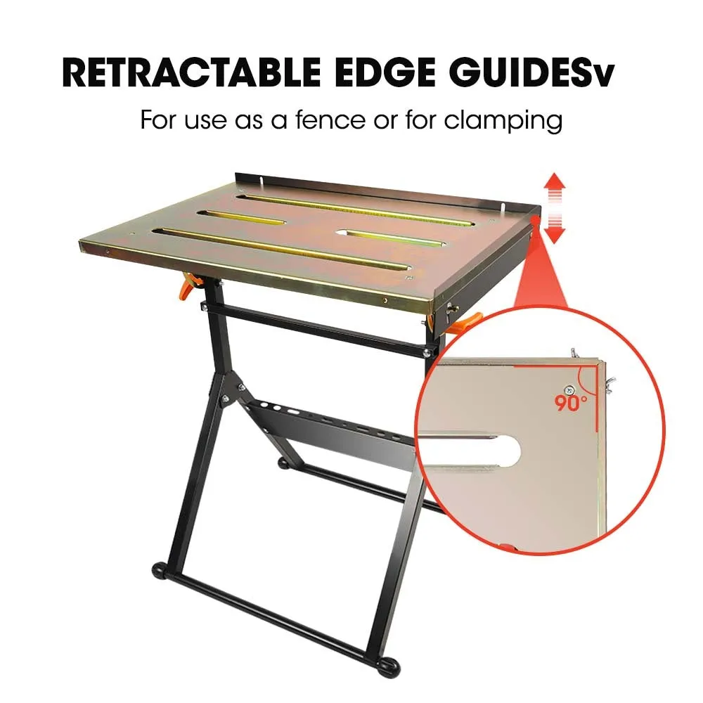 150kg Capacity Angle Adjustable Welding Table