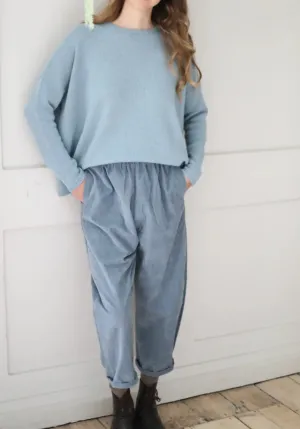 Apuntob Trousers in Corduroy Sea