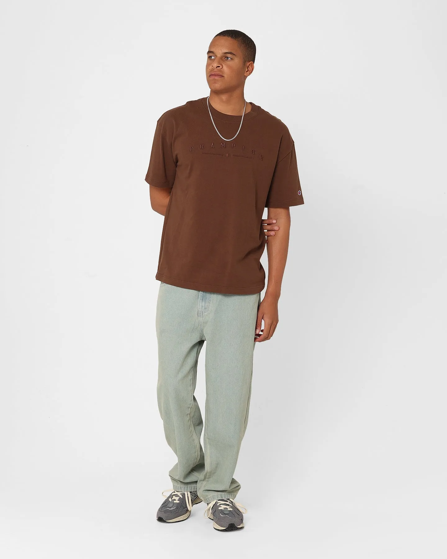 Champion Heritage 2K Logo T-Shirt Saddleback