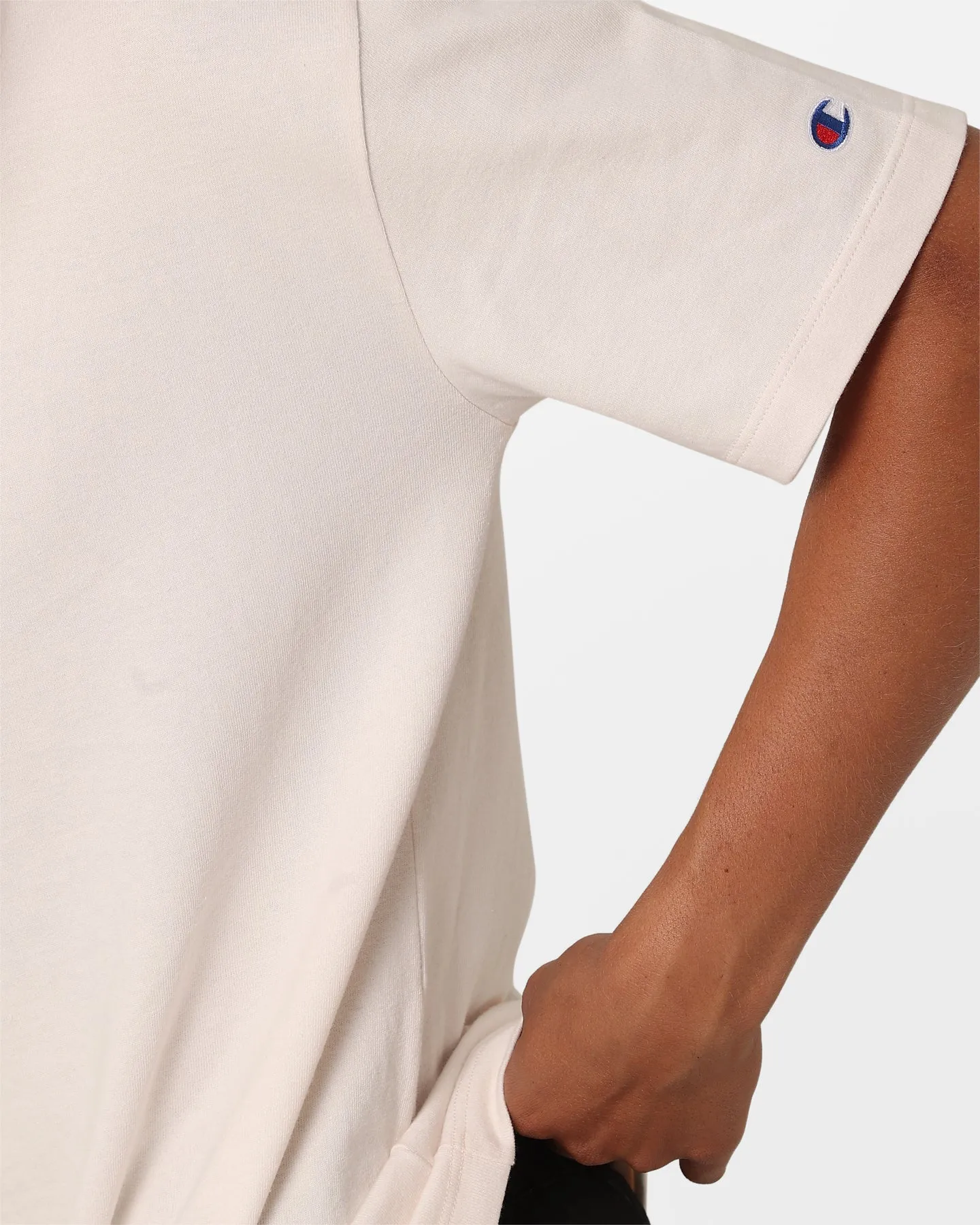 Champion Heritage New Script T-Shirt Milkcap