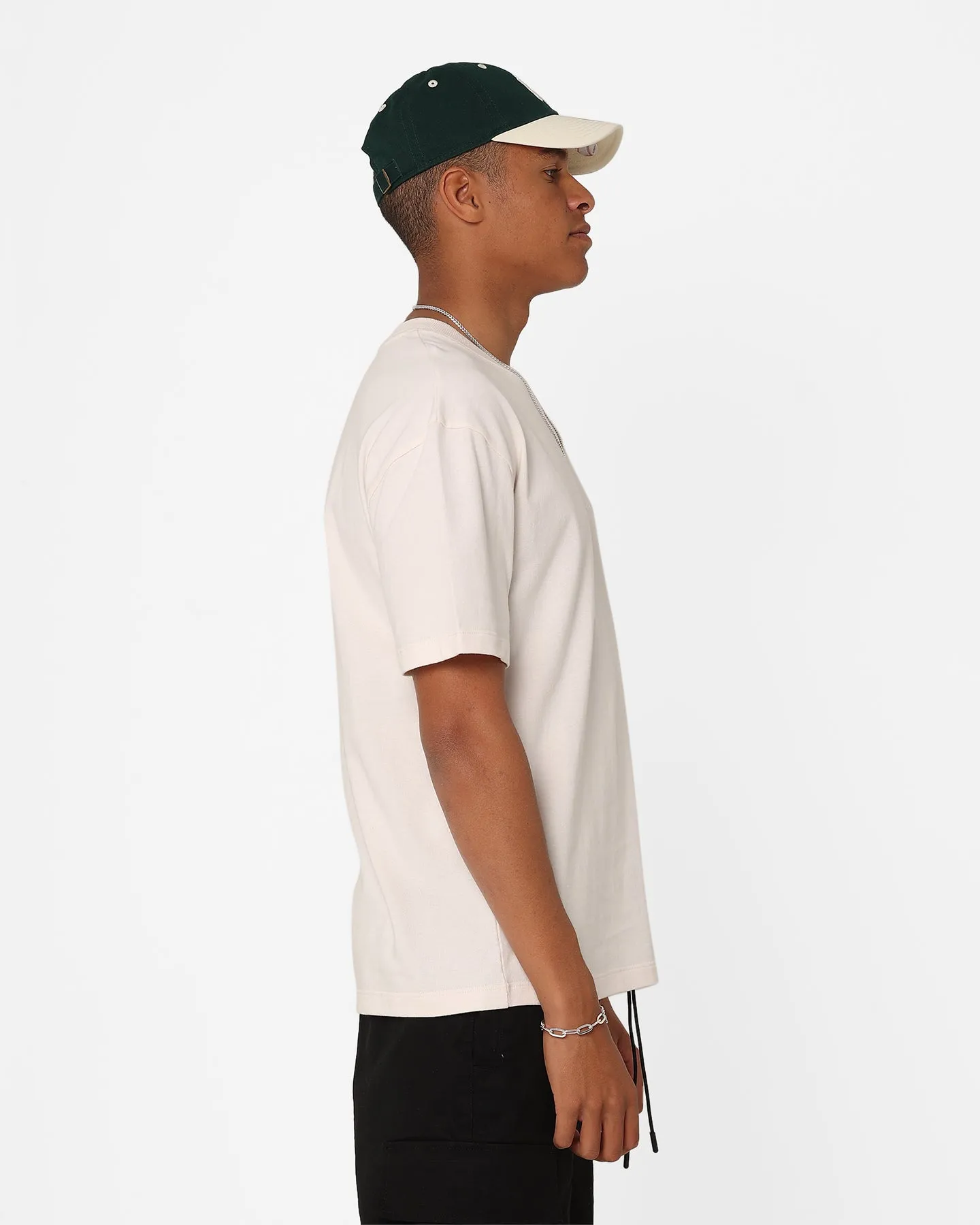 Champion Heritage New Script T-Shirt Milkcap