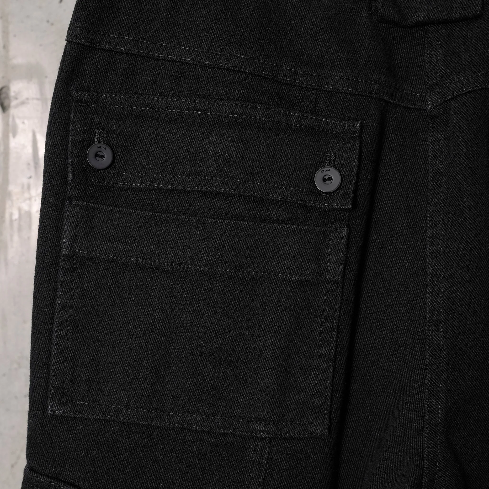 CONSTRUCTION WORKPANTS / FADED BLACK