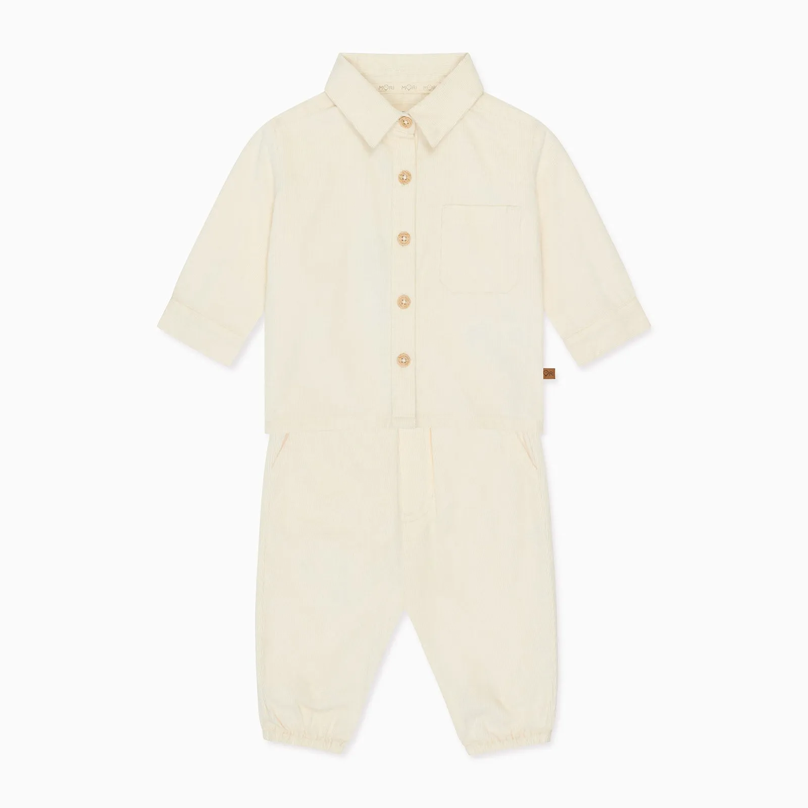 Corduroy Shirt & Trousers Outfit