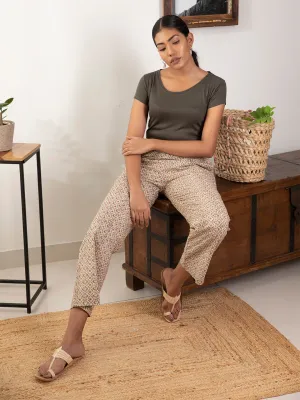 Floral Cotton Pants