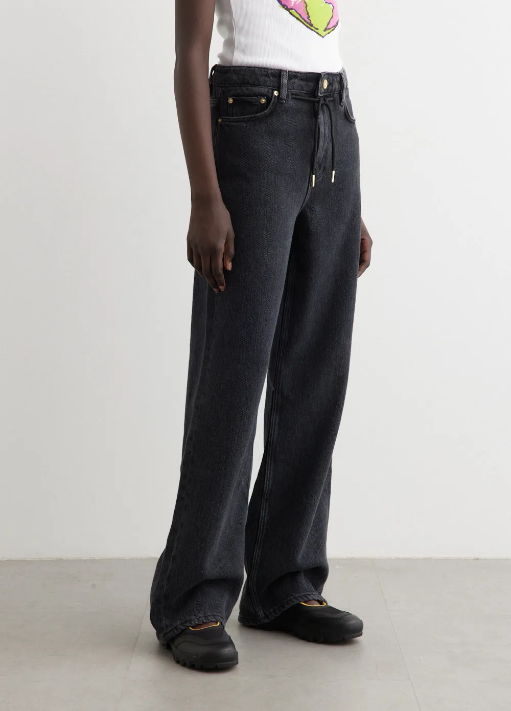 Heavy Denim Izey Drawstring Jeans
