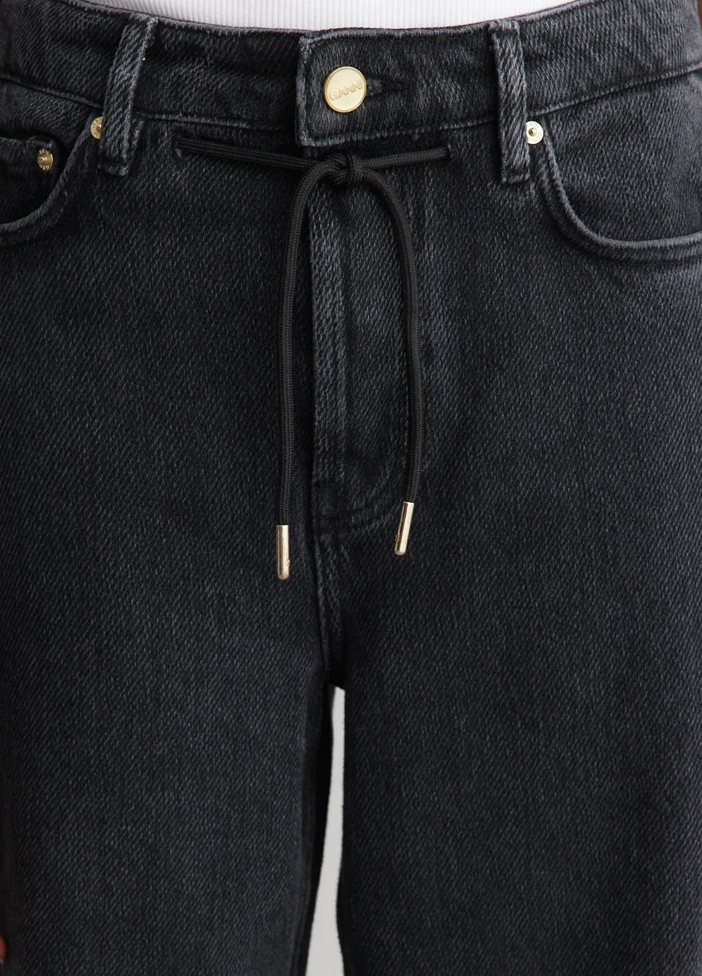 Heavy Denim Izey Drawstring Jeans