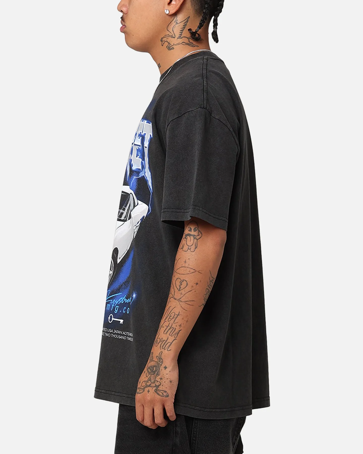 Key Street Heavy Rotation Heavy T-Shirt Vintage Black