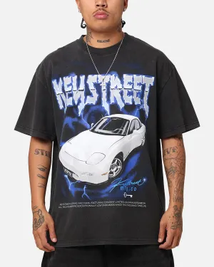 Key Street Heavy Rotation Heavy T-Shirt Vintage Black