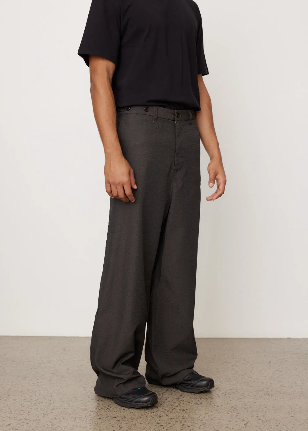 Raw Hem Trousers