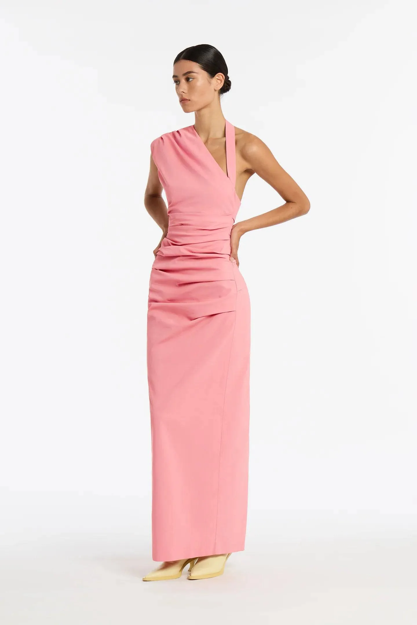 Sir The Label - Giacomo Gathered Gown in Pink