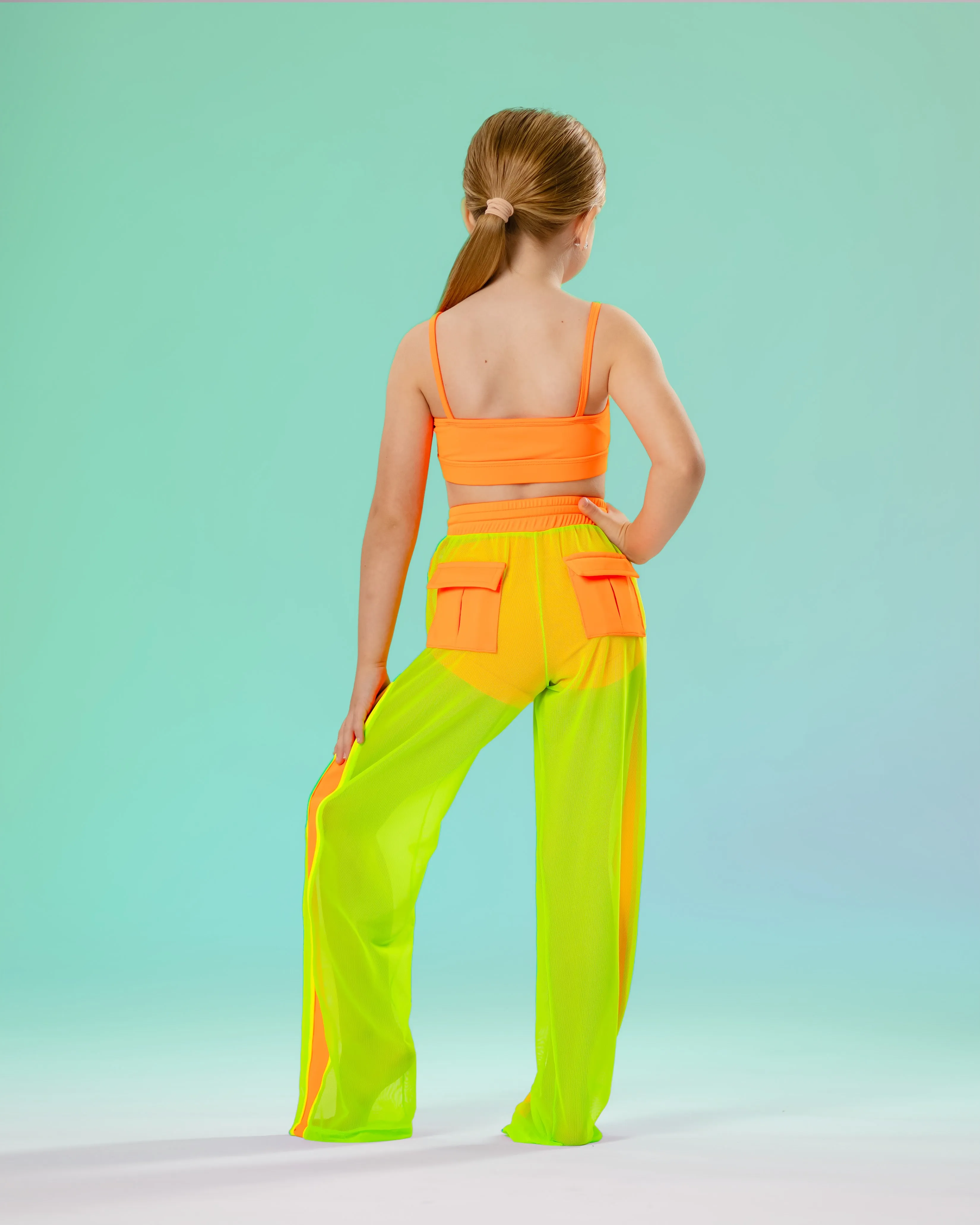SUPER STRIPE MESH CHILD PANT